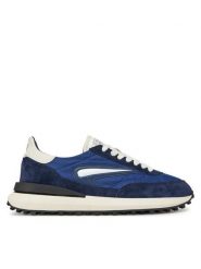 D.A.T.E. Sneakersy Athleta M421-AT-NY Granatowy. Niebieskie buty sportowe na co dzień męskie D.A.T.E., m, bez wzorów, ze skóry, bez ramiączek, bez kaptura. Za 489.99 zł.