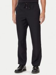 Versace Jeans Couture Spodnie materiałowe 79GAA100 N0136 Czarny Regular Fit. Czarne spodnie na co dzień męskie Versace Jeans Couture, bez wzorów, z jeansu. Za 1,199.00 zł.