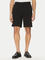 Only & Sons Szorty materiałowe Lou 22032473 Czarny Regular Fit. Czarne szorty męskie Only & Sons, bez wzorów, z materiału. Za 129.99 zł.