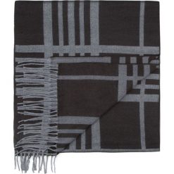 Szal męski 87-7M-X03-X11. Czarne szaliki męskie Wittchen, na zimę, bez wzorów, eleganckie. Za 139.90 zł.