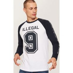 Koszulka z długim rękawem - Biały. Koszulki męskie z długim rękawem marki House. Za 39.99 zł.