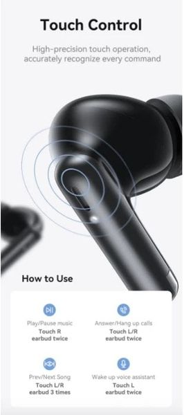 Słuchawki Bluetooth TWS USAMS IF27 bezprzewodowe czarny. Czarne słuchawki bluetooth Usams. Za 49.09 zł.