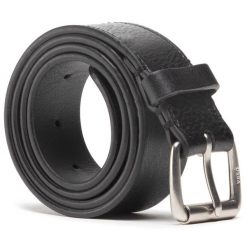 Pasek Męski Polo Ralph Lauren. Czarne paski męskie Polo Ralph Lauren, bez wzorów. Za 239.99 zł.