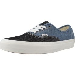 Tenisówki Vans Model Authentic Kolor Niebieski. Niebieskie trampki męskie Vans, bez wzorów, z tkaniny, bez zapięcia. W wyprzedaży za 277.85 zł.