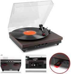 Gramofon RP113B z wejściem/wyjściem BT czarny Audizio one size. Czarne gramofony Audizio. Za 299.00 zł.