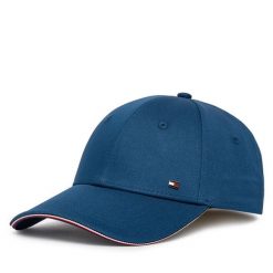 Czapka z daszkiem Tommy Hilfiger. Niebieskie czapki męskie Tommy Hilfiger, bez wzorów. Za 209.99 zł.