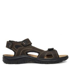 Sandały Marco Tozzi. Brązowe sandały męskie Marco Tozzi, bez zapięcia. Za 179.99 zł.