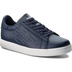 Sneakersy EA7 EMPORIO ARMANI - X8X001 XCC01 00285 Navy. Niebieskie buty sportowe na co dzień męskie EA7 Emporio Armani, z materiału, klasyczne. Za 689.00 zł.