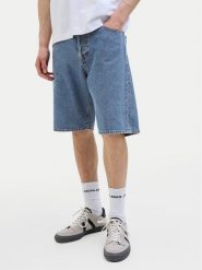 Jack & Jones Szorty jeansowe Alex 12272551 Niebieski Baggy Fit. Niebieskie szorty męskie Jack & Jones, bez wzorów, z bawełny. Za 69.99 zł.