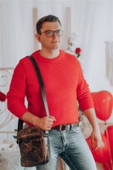 Beltimore męski skórzany pasek szeroki jeans brązowy 523 : Kolory - brązowy, beżowy, Rozmiar pasków - r.110-125 cm. Brązowe paski męskie bez wzorów, z jeansu. Za 54.90 zł.