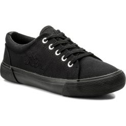 Tenisówki KAPPA - Thestral Oc 242349 Black 1111. Czarne trampki męskie Kappa, z gumy. W wyprzedaży za 109.00 zł.