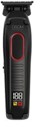 Profesionali plaukų kirpimo-kantavimo mašinėlė-trimeris OSOM Professional COMFORT Cordless Hair Trimmer OSOMPI78BL, juodos spalvos. Golarki męskie GTV. Za 470.99 zł.