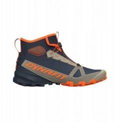 Buty podejściowe Dynafit Traverse Mid GTX - blueberry/rock khaki. Brązowe buty trekkingowe męskie NoName, bez wzorów, bez zapięcia. Za 1,053.08 zł.