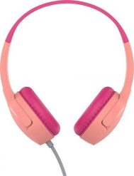 Słuchawki Belkin Belkin SoundForm Mini Zestaw słuchawkowy Przewodowa Opaska na głowę Połączenia/Muzyka/Sport/Codzienność Różowy. Czerwone słuchawki nauszne Belkin. Za 140.85 zł.