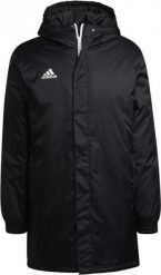 Kurtka męska Adidas Entrada 22 Stadium czarna r. L. Czarne kurtki męskie ADIDAS, l, bez wzorów, bez ramiączek, bez kaptura. Za 273.56 zł.
