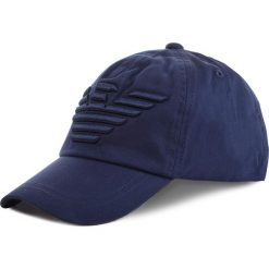 Czapka z daszkiem EMPORIO ARMANI - 404581 9P588 57235 Peacot Blue. Niebieskie czapki męskie Emporio Armani, z bawełny. Za 249.00 zł.