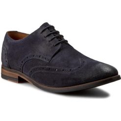 Półbuty CLARKS - Exton Brogue 261143127 Blue Suede. Codzienne półbuty męskie marki Giacomo Conti. W wyprzedaży za 229.00 zł.