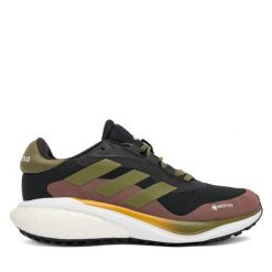 Buty do biegania adidas. Czarne buty do biegania męskie ADIDAS, bez wzorów, z gore-texu, bez zapięcia, do biegania, gore-tex. Za 399.99 zł.