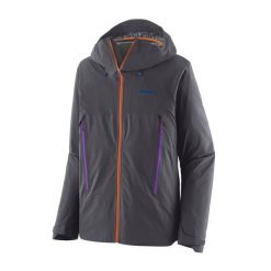 Kurtka przeciwdeszczowa męska Patagonia Super Free Alpine. Szare kurtki męskie Patagonia, m, bez wzorów, bez ramiączek, bez kaptura. Za 1,999.00 zł.