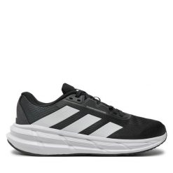 Buty do biegania adidas. Czarne buty do biegania męskie ADIDAS, bez wzorów, bez zapięcia, do biegania. Za 239.99 zł.