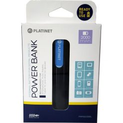 Platinet 43168 (2000 MAH) Czarno-szary PowerBank. Czarne powerbanki Platinet. Za 24.99 zł.