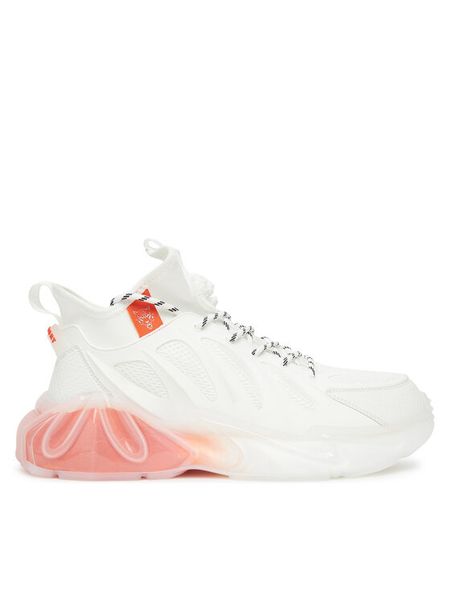 Plein Sport Sneakersy PACS USC0435 STE003N Biały. Białe buty sportowe na co dzień męskie Plein Sport, m, bez wzorów, z materiału, sportowe, bez ramiączek, bez kaptura. Za 529.99 zł.