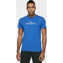T-Shirt męski TSM302 - kobalt. T-shirty męskie 4f. Za 39.99 zł.