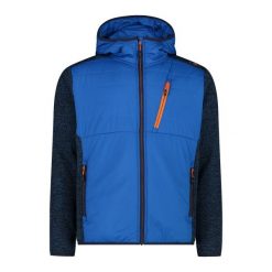 Bluza męska turystyczna CMP 34H2757. Niebieskie bluzy nierozpinane męskie CMP, m, bez wzorów, sportowe, bez ramiączek, bez kaptura. Za 372.00 zł.