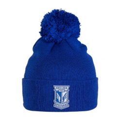Czapka zimowa Lech Poznań z herbem klubu. Czapki męskie KKS LECH POZNAŃ, na zimę, bez wzorów, sportowe. Za 49.99 zł.