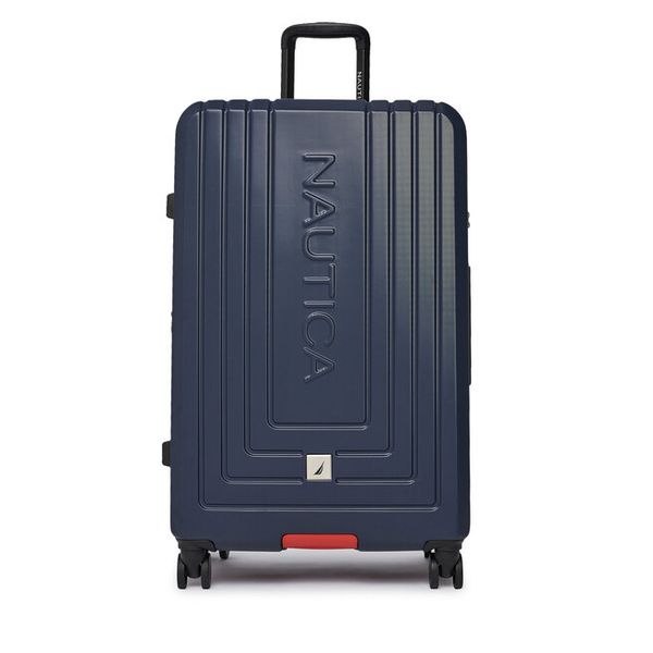 Walizka duża Nautica. Niebieskie walizki męskie Nautica, bez wzorów, duże. Za 399.99 zł.