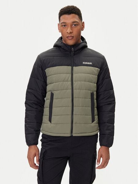 Napapijri Kurtka zimowa A-Gesar H NP0A88U3 Zielony Regular Fit. Zielone kurtki męskie Napapijri, na zimę, m, bez wzorów, z syntetyku, bez ramiączek, bez kaptura. Za 579.99 zł.