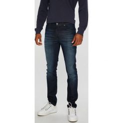 Lee - Jeansy Rider. Niebieskie jeansy męskie Lee, bez wzorów, z bawełny. W wyprzedaży za 229.90 zł.
