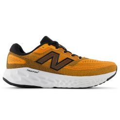 Buty męskie New Balance Fresh Foam Evoz v4 MEVOZLO4 – pomarańczowe. Brązowe buty do biegania męskie New Balance, bez wzorów, z syntetyku, bez zapięcia, do biegania. Za 579.99 zł.