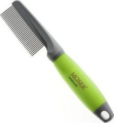 Moser Grzebień z rączką dla psów, 22cm, szarozielony. Golarki męskie MOSER. Za 51.99 zł.