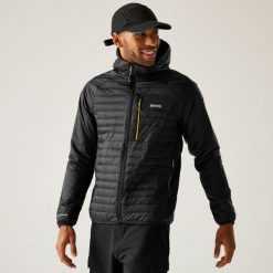 Kurtka męska przejściowa Rowak. Czarne kurtki męskie Regatta, m, bez wzorów, z puchu, sportowe, bez ramiączek, bez kaptura. W wyprzedaży za 149.99 zł.