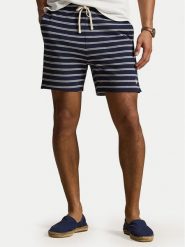 Polo Ralph Lauren Szorty materiałowe 710B14506002 Granatowy Regular Fit. Niebieskie szorty męskie Polo Ralph Lauren, bez wzorów, z bawełny. Za 729.99 zł.