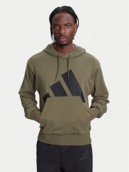 Adidas Bluza Essentials Big Logo JE8892 Khaki Regular Fit. Brązowe bluzy nierozpinane męskie ADIDAS, m, bez wzorów, z bawełny, bez ramiączek, bez kaptura. Za 169.99 zł.