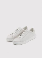 PAKO LORENTE - Białe sneakersy męskie. Białe buty sportowe na co dzień męskie Pako Lorente, m, bez wzorów, sportowe, bez ramiączek, bez kaptura. Za 279.99 zł.