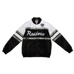 Bluza dresowa zapinana na guziki Oakland Raiders. Czarne bluzy rozpinane męskie Mitchell & Ness, m, bez wzorów, z dresówki, eleganckie, bez ramiączek, bez kaptura. Za 577.00 zł.