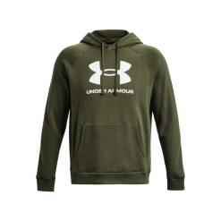 Bluza z kapturem Under Armour Rival Fleece Logo. Białe bluzy nierozpinane męskie Under Armour, m, bez wzorów, z kapturem. Za 294.50 zł.