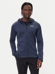 Jack Wolfskin Polar Peak District A65272 Granatowy Regular Fit. Niebieskie bluzy z polaru męskie Jack Wolfskin, m, bez wzorów, z polaru, sportowe, bez ramiączek, bez kaptura. Za 399.99 zł.