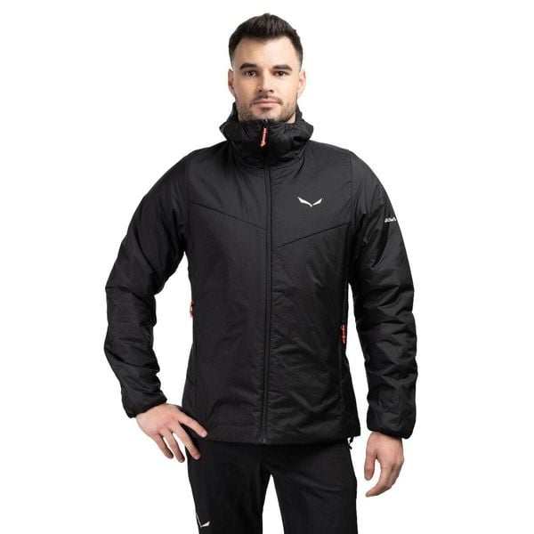 Kurtka trekkingowa męska Puez Catinaccio 2 Twr Hd. Czarne kurtki męskie Salewa, m, bez wzorów, sportowe, bez ramiączek, bez kaptura. W wyprzedaży za 825.05 zł.