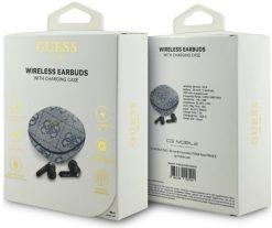 Słuchawki Guess Słuchawki TWS ENC 4G Classic Metal Logo niebieski. Niebieskie słuchawki bluetooth Guess. Za 169.33 zł.