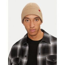 Czapka HUGO. Brązowe czapki męskie Hugo, na zimę, bez wzorów. Za 269.99 zł.