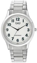 Zegarek Q&Q C08A-007P męski klasyczny biała tarcza cyfry . Białe zegarki męskie Q&Q. Za 119.00 zł.