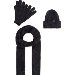 GStar XEMY GIFTPACK SET Szal dark black/shadow/carbon. Szaliki męskie marki G-Star. Za 399.00 zł.