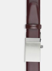 PAKO LORENTE – Pasek męski P000B-PX-805-A. Brązowe paski męskie Pako Lorente, bez wzorów, ze skóry, eleganckie. Za 149.99 zł.