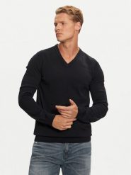 Hugo Sweter San Vredo-M 50474172 Granatowy Slim Fit. Niebieskie kardigany męskie Hugo, m, bez wzorów, z wełny, bez ramiączek. Za 549.99 zł.