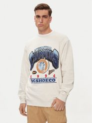 DC Shoes Bluza Mvp Crew ADYSF03121 Écru Relaxed Fit. Bluzy nierozpinane męskie DC Shoes, m, bez wzorów, z bawełny, bez ramiączek, bez kaptura. Za 209.99 zł.