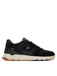 Rieker Revolution Lifestyle Sneakersy U0905-00 Czarny. Czarne buty sportowe na co dzień męskie Rieker Revolution Lifestyle, m, bez wzorów, ze skóry, bez ramiączek, bez kaptura. Za 439.99 zł.